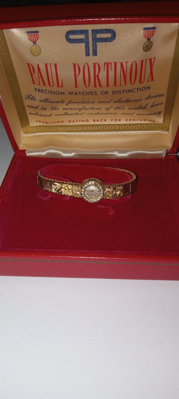 Vintage Paul Portinoux women watch.